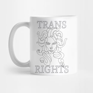 trans rights medusa Mug